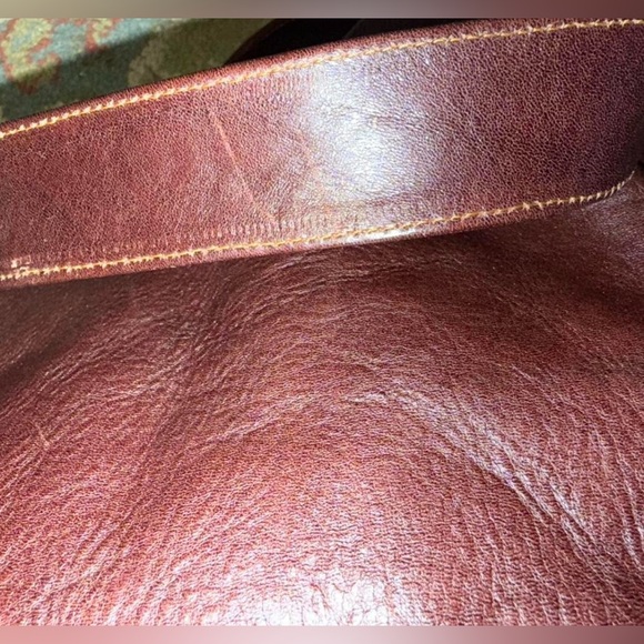 MARINO ORLANDI Bucket Bag Leather Handbag. - Picture 2 of 9